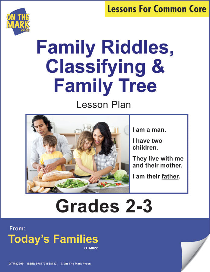 Family Riddles, Family Tree Gr. 2-3 - Aligned To Common Core