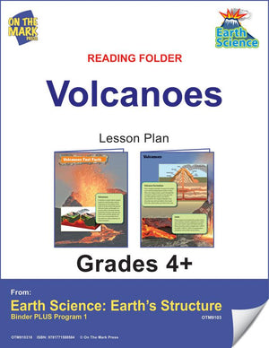 Volcanoes Fast Fact Reading Folder Grades 4+