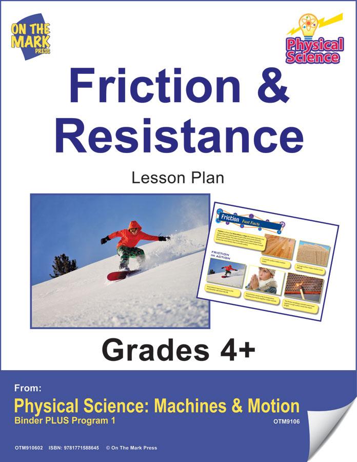 Friction & Resistance Activity Pages & Mini Poster Grades 4+