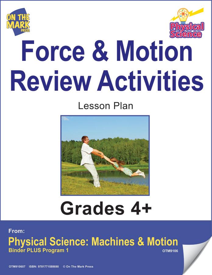 Force & Motion Review Activities Grades 4+