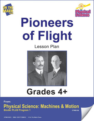 Pioneers of Flight Activites & Fast Fact Reading Folder Grades 4+