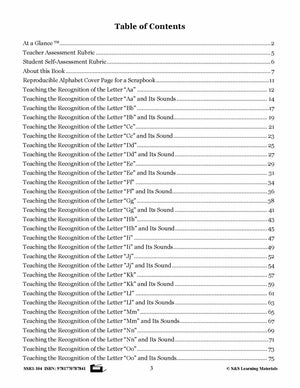 The Canadian Alphabet Grades Kindergarten to One