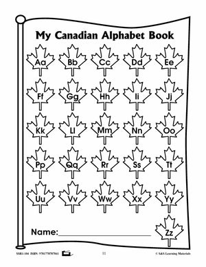 The Canadian Alphabet Grades Kindergarten to One