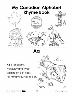 The Canadian Alphabet Grades Kindergarten to One