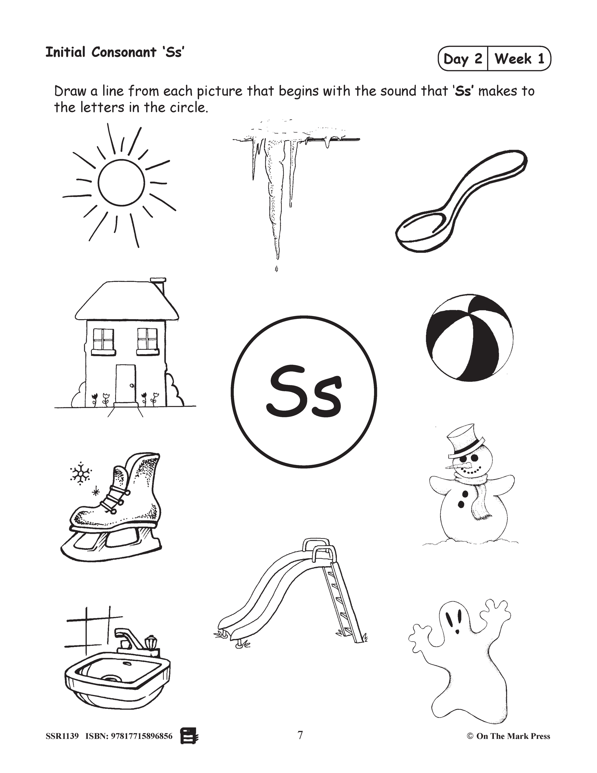 Canadian Daily Phonics Grades K-1 - Initial Consonants