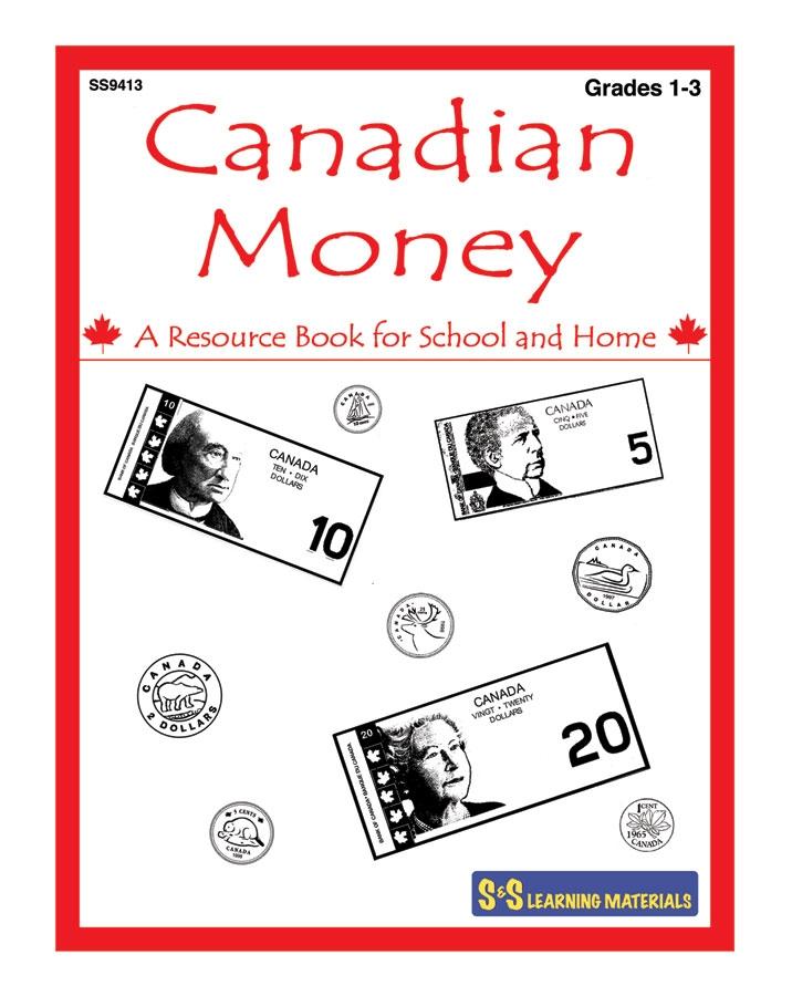 Canadian Money Workbook Grades 1-3