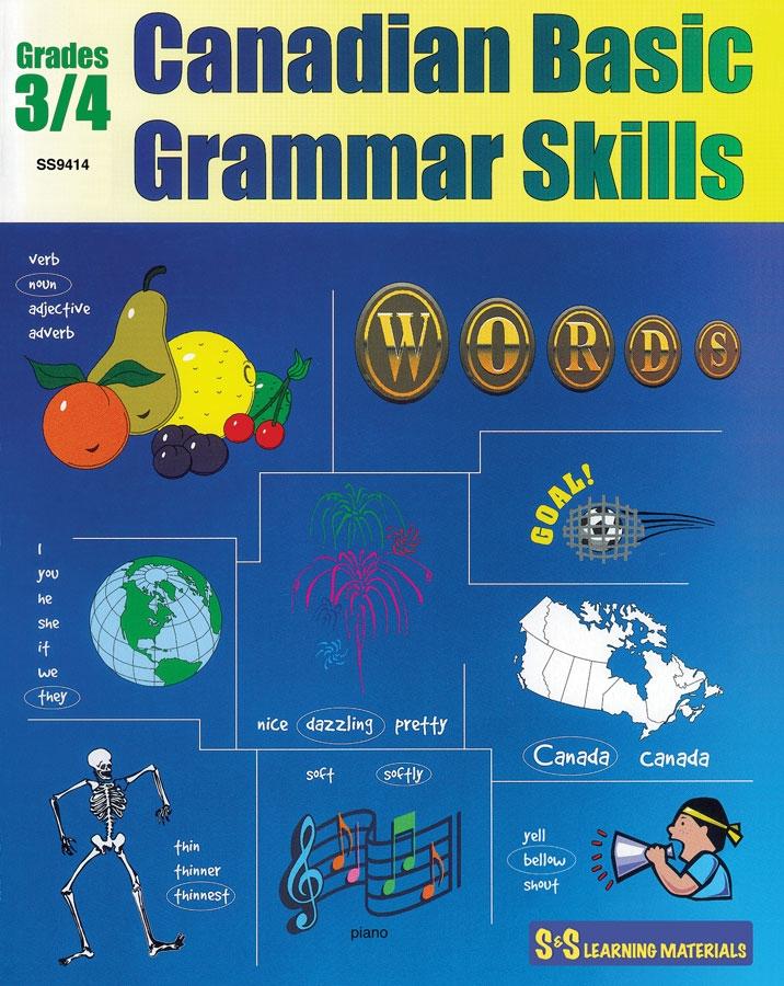 Canadian Basic Grammar Skills Workbook Grades 3/4