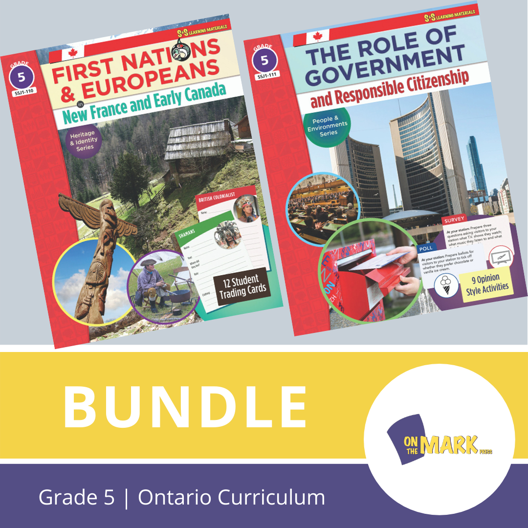 Ontario Grade 5 Social Studies Curriculum Savings Bundle!