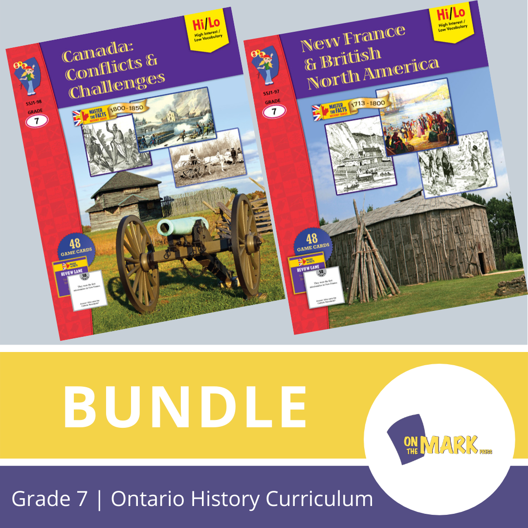 Ontario Grade 7 History Curriculum Savings Bundle!