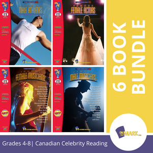 Canadian Celebrity Readers - 6 Book Bundle! Grades 4-8