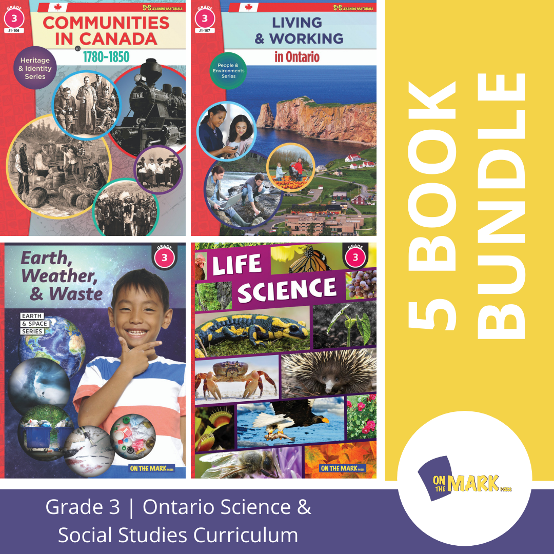 Ontario Grade 3 Science & Social Studies 5 Book Savings Bundle!