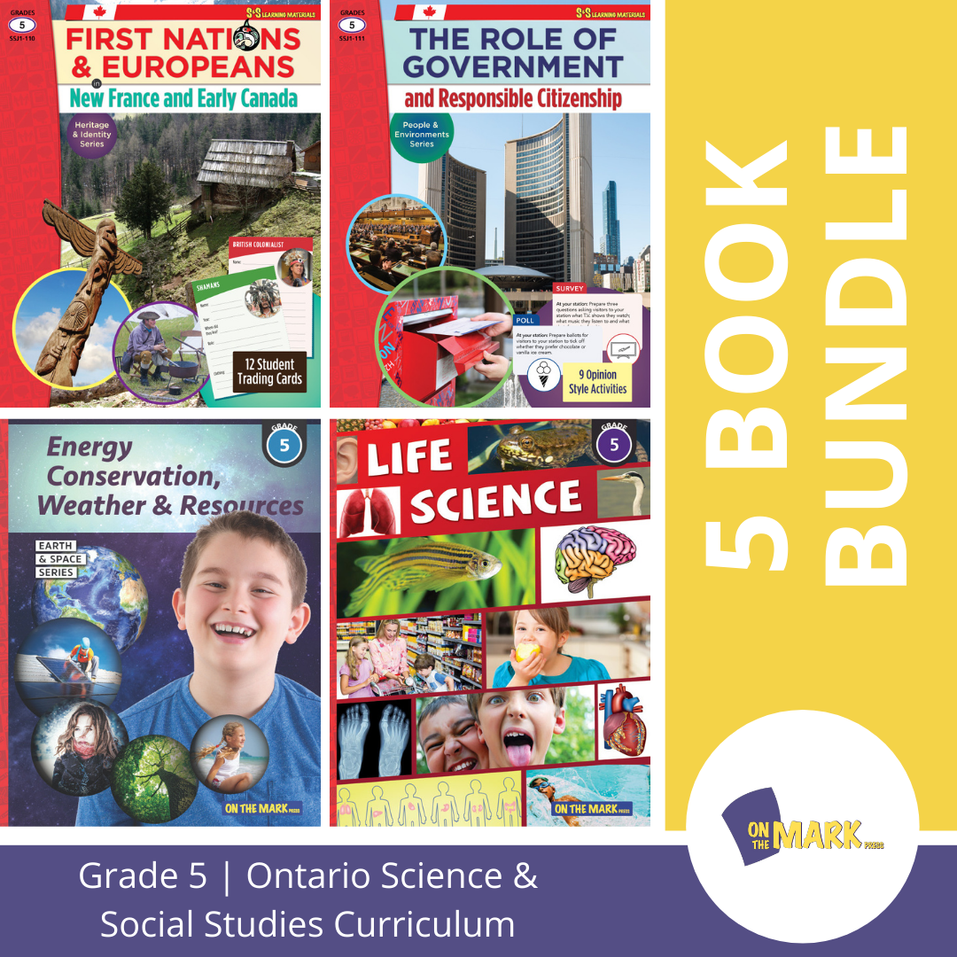 Ontario Grade 5 Science & Social Studies 5 Book Savings Bundle!