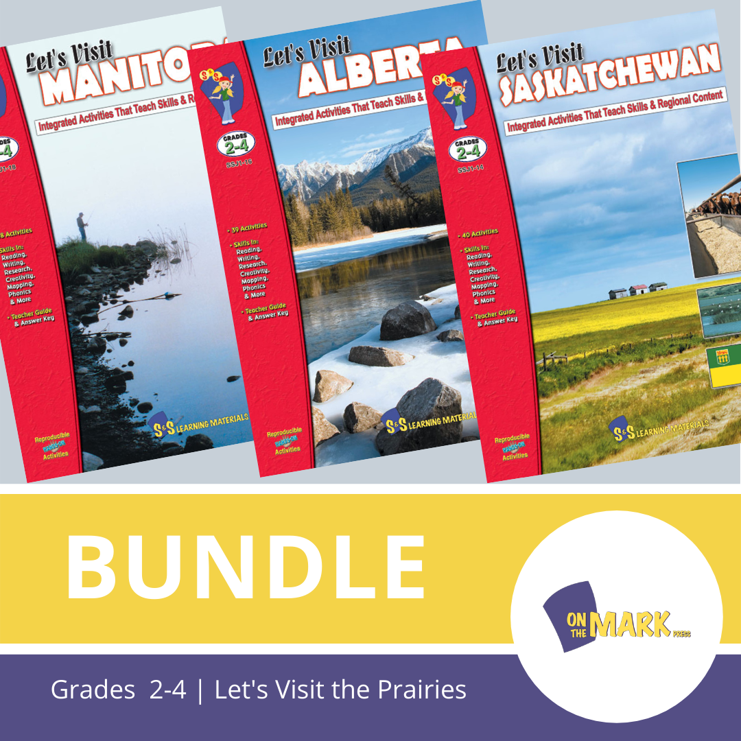 Let's Visit The Prairies A 3 Book Bundle Grades 2-4