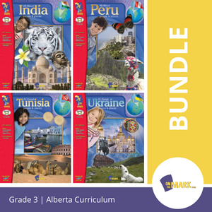 Countries Around the Globe 4 Book Savings Bundle Grades 3-5 Alberta Grade 3 Social Studies