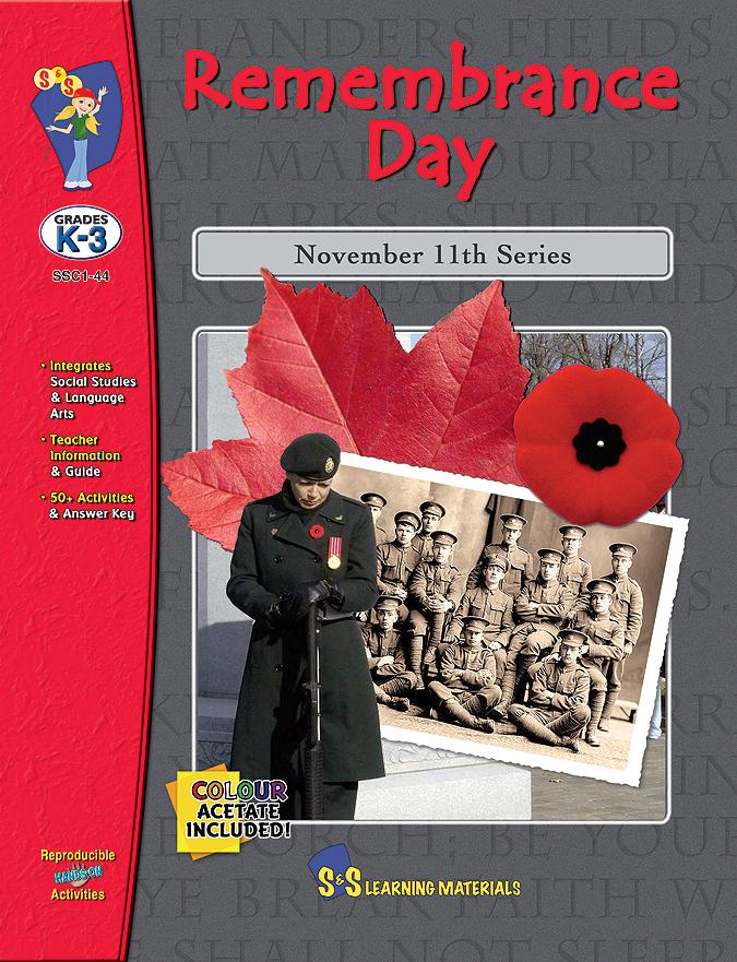 Remembrance Day Grades Kindergarten to 3