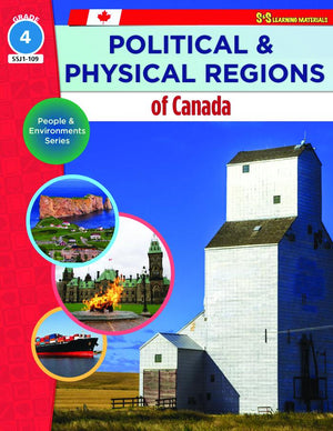 Political & Physical Regions of Canada Grade 4 Ontario Social Studies