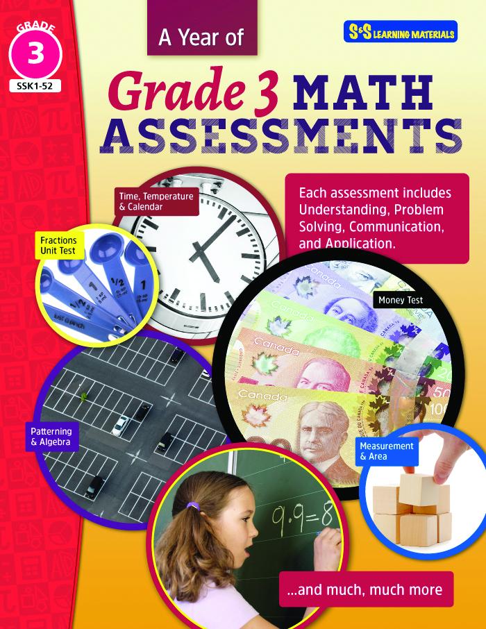 A Year of Grade 3 Math Assessments