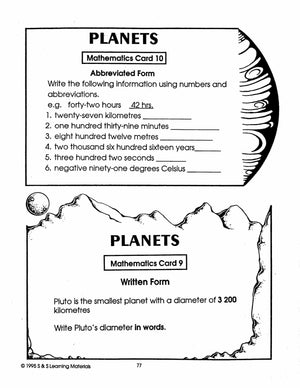 Planets Grades 3-6 (Canadian Edition)