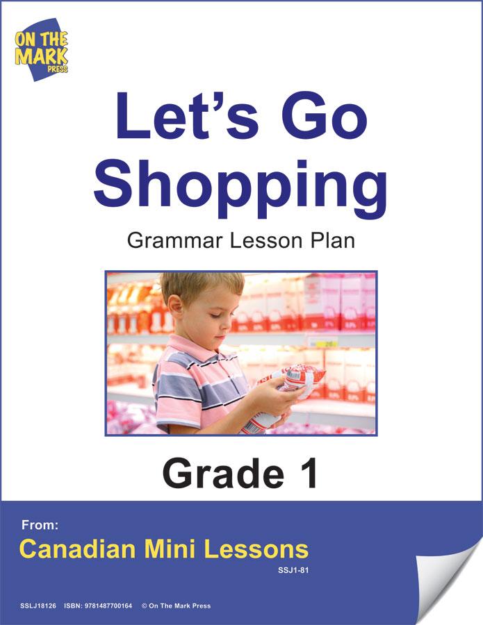Let's Go Shopping Grammar Lesson Gr. 1