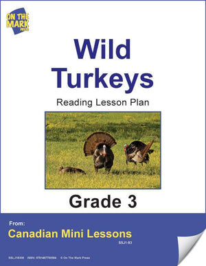 Wild Turkeys Reading E-Lesson Plan Grade 3