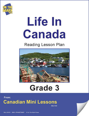 Life in Canada Reading E-Lesson Plan Grade 3