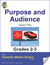 Purpose & Audience Gr. 2-3 E-Lesson Plan