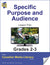 Specific Purpose & Audience Gr. 2-3 E-Lesson Plan