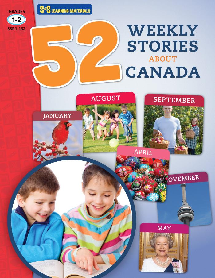 52 Weekly Nonfiction Stories About Canada Grades 1-2