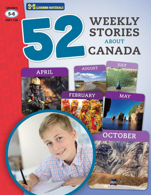 52 Weekly Nonfiction Stories About Canada Grades 5-6