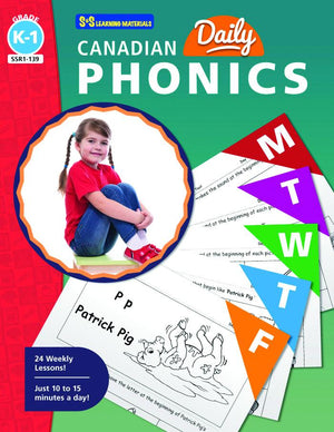 Canadian Daily Phonics Grades K-1 - Initial Consonants