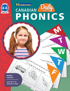 Canadian Daily Phonics Grades 4-6 Strengthen Phonics and Word Attack Skills