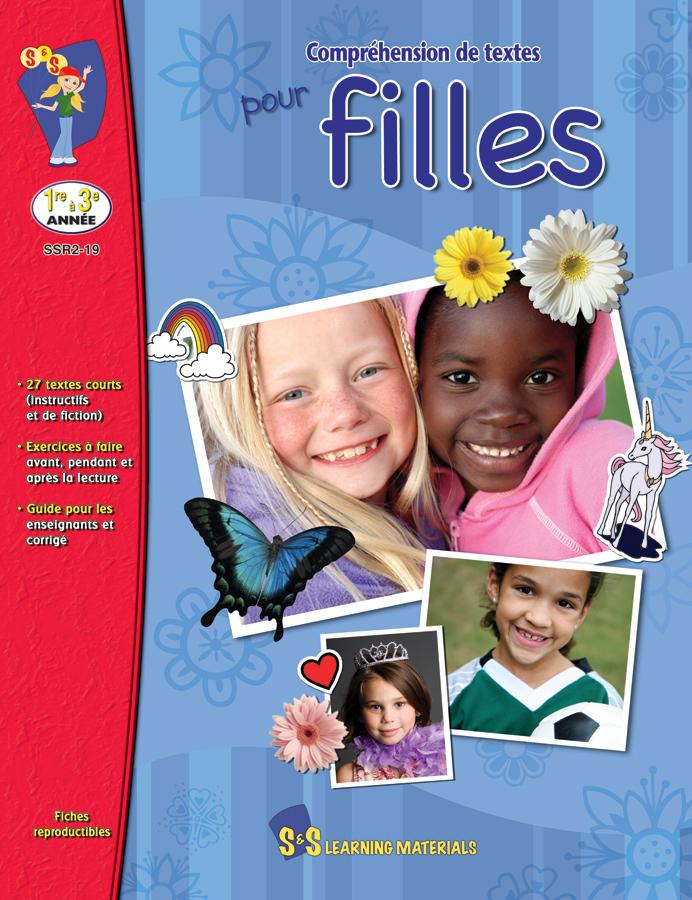 Compréhension de textes pour filles 1e à 3e année