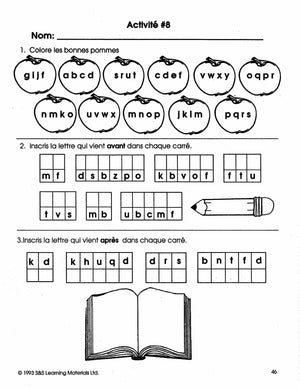 L'alphabet 1e à 3e année