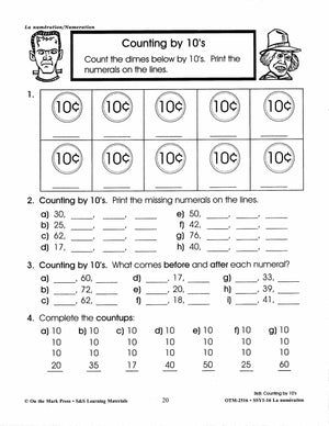 La numération/Numeration: An English and French Workbook Grades 1-3/1e à 3e année