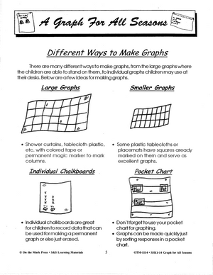 A Graph for all Seasons - Monthly Graphing Lessons Grades 1-3