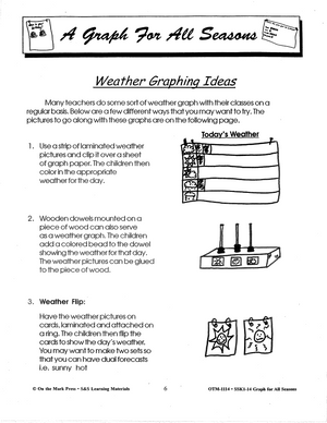 A Graph for all Seasons - Monthly Graphing Lessons Grades 1-3