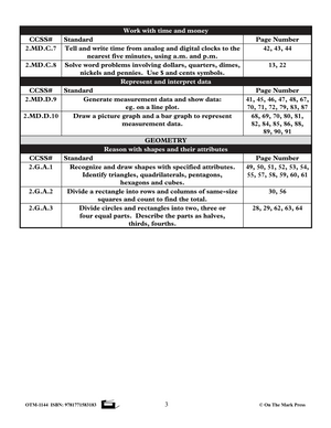 Mastering Second Grade Math - US Version- Aligned to Common Core