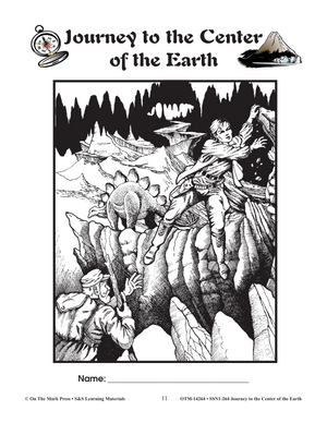 Journey to the Center of the Earth,  by Jules Verne Lit Link/Novel Study Grades 7-8