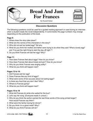 Reading with Frances, Russell Hoban Author Study Grades 1-3