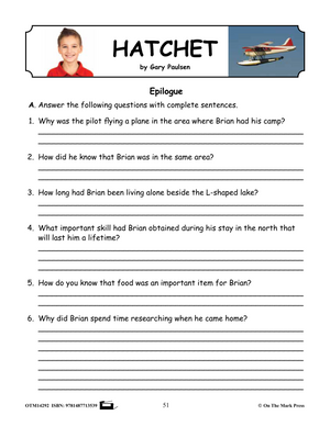 Hatchet, by Gary Paulsen Lit Link Grades 5-7