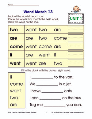 Sight Words and Phonics Program with Worksheets and Flash Cards Bundle Teach 220 Dolch Sight Words!