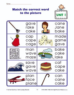 Sight Words and Phonics Program with Worksheets and Flash Cards Bundle Teach 220 Dolch Sight Words!