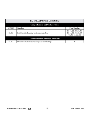 Developing Literacy Skills Using 17 Nursery Rhymes Grades 1-3 - Common Core