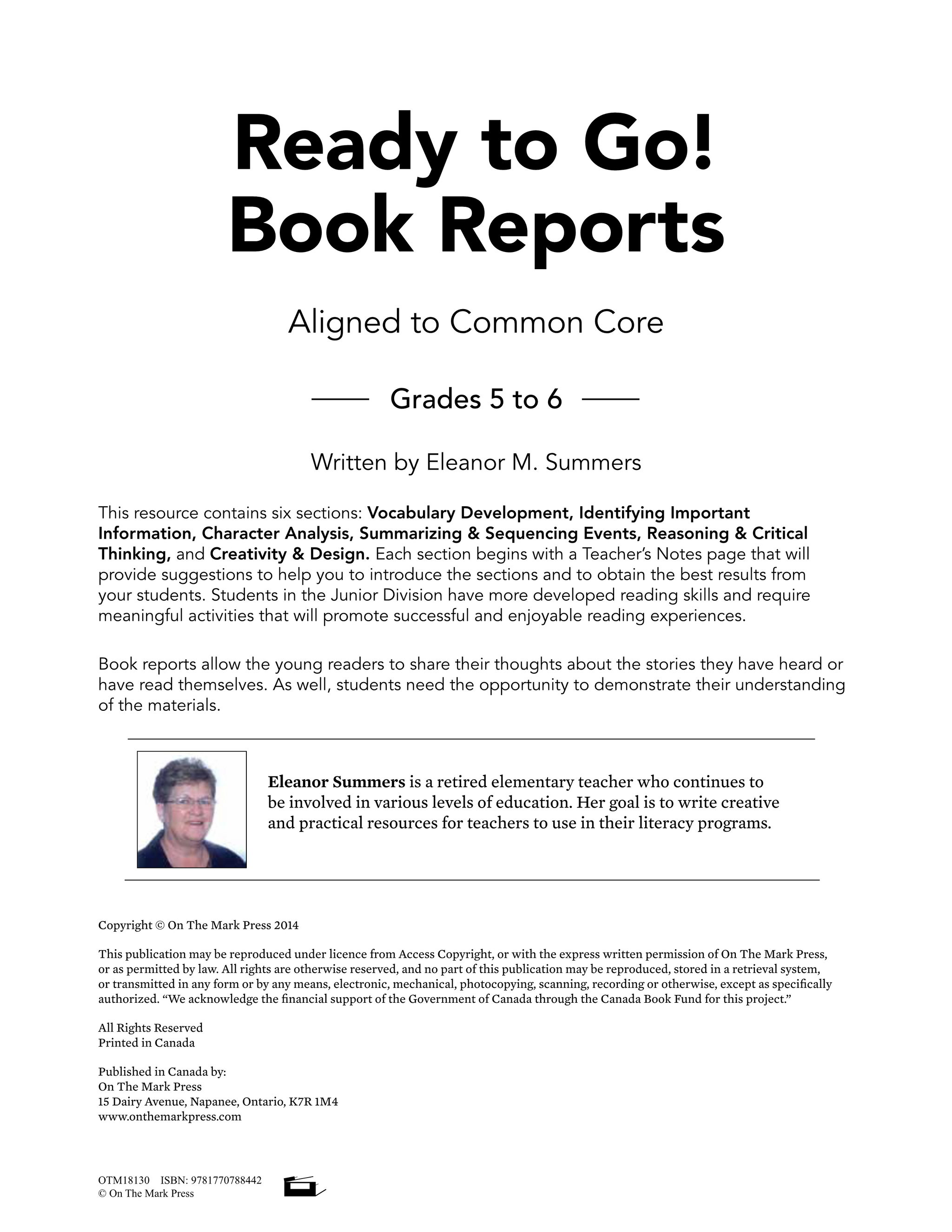 Aligned　Reports　Common　Book　Grades　to　5-6　Core