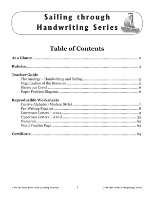 Modern Cursive Handwriting Beginning Workbook Grades 2-4