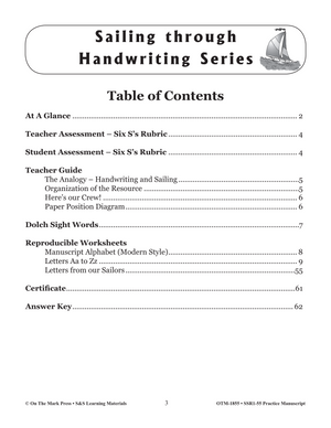 Modern Manuscript Practice Workbook Grades Prek-2