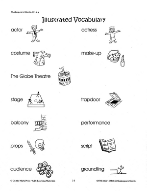 Shakespeare Shorts - Performing Arts Grades 2-4