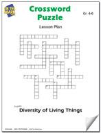 Diversity of Living Things Crossword Puzzle Grades 4-6