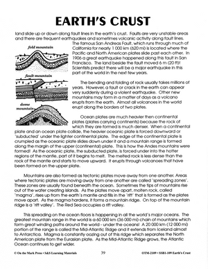 Making Mountains Lesson Grades 6-8