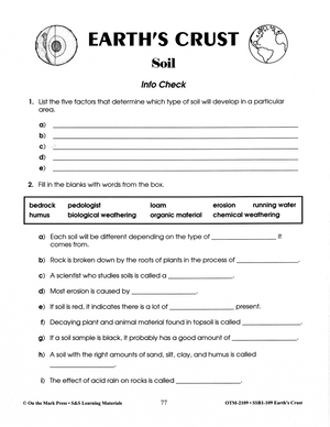 Soil Lesson Grades 6-8